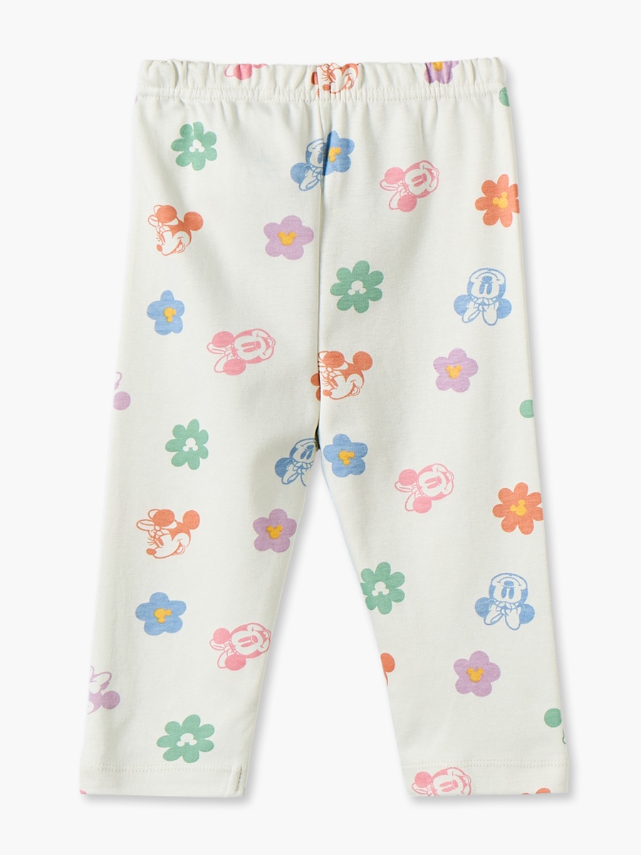 Cotton Collared Long Sleeves Pyjama Set with Minnie Mouse Print