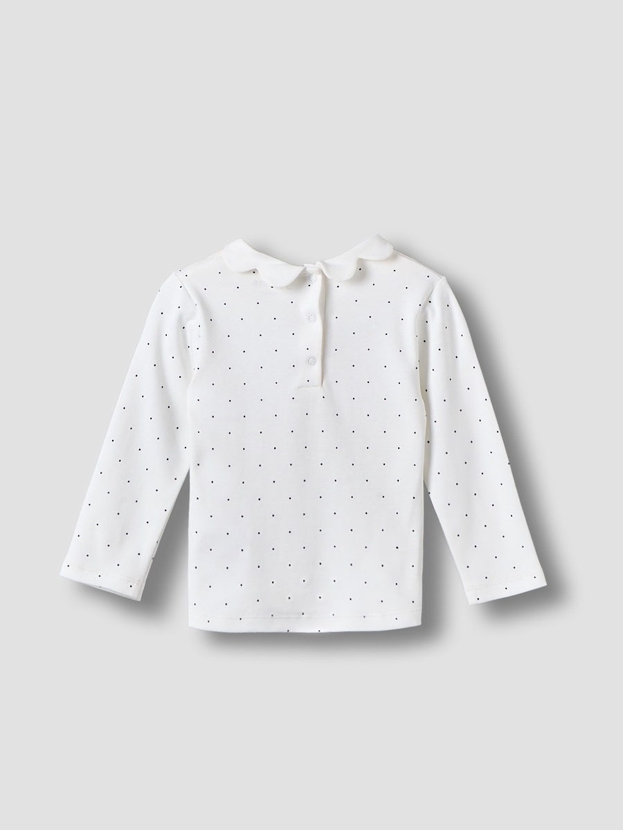 Cotton Collared Long Sleeves Pyjama Set with Embellishments and Print
