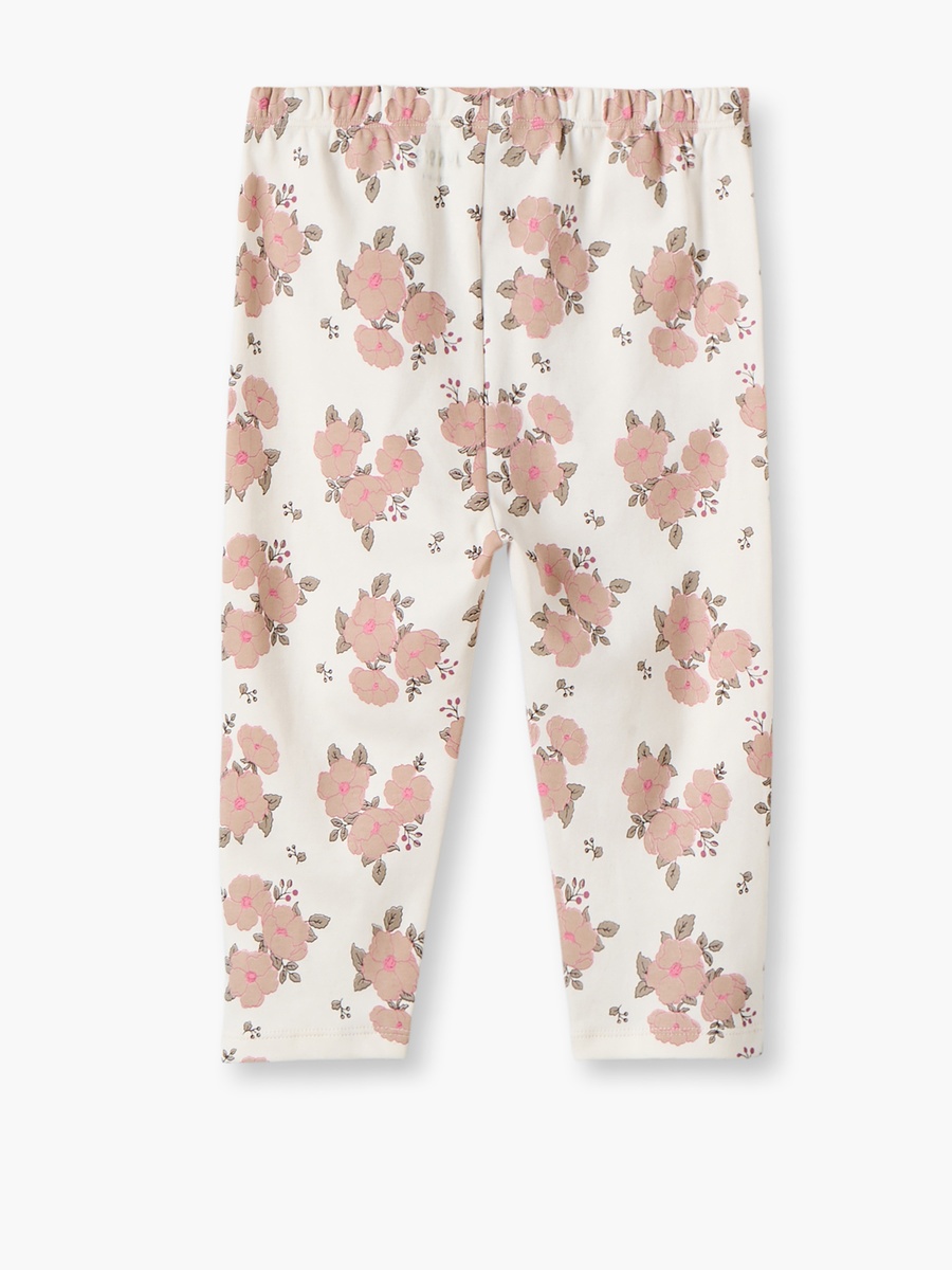 Cotton Crew Neck Long Sleeves Pyjama Set with Floral Print