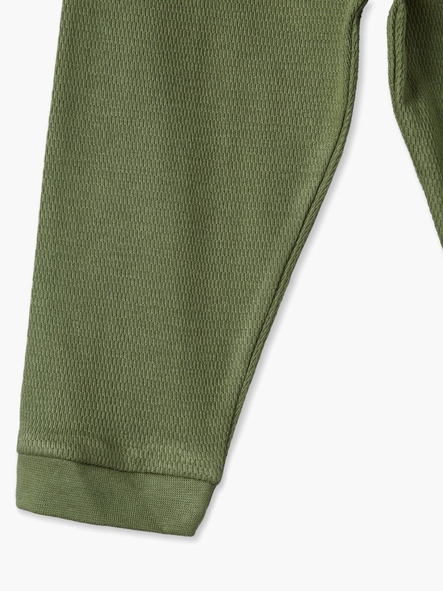 Cotton Round Neck Long Sleeves Pyjama Set with Safari Print