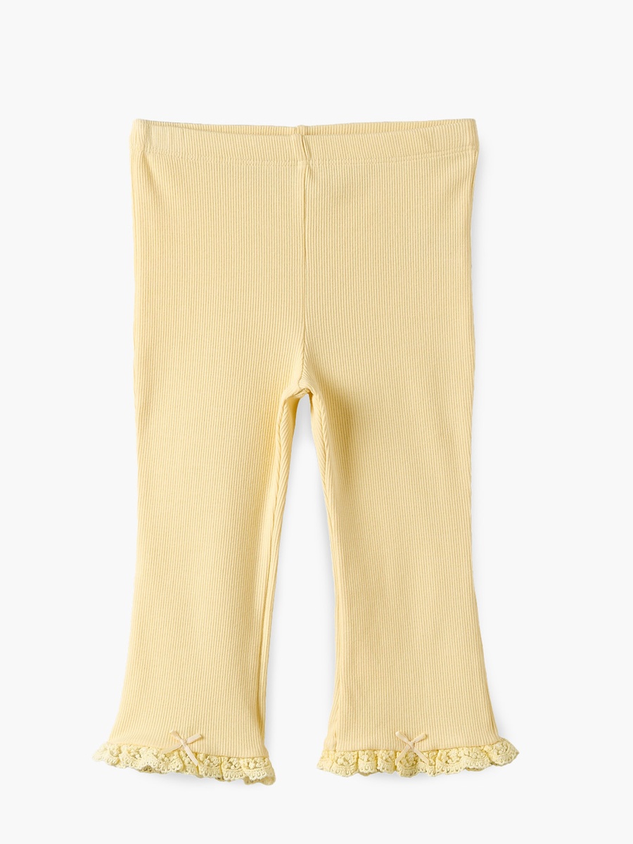 Leggings with Lace Inserts