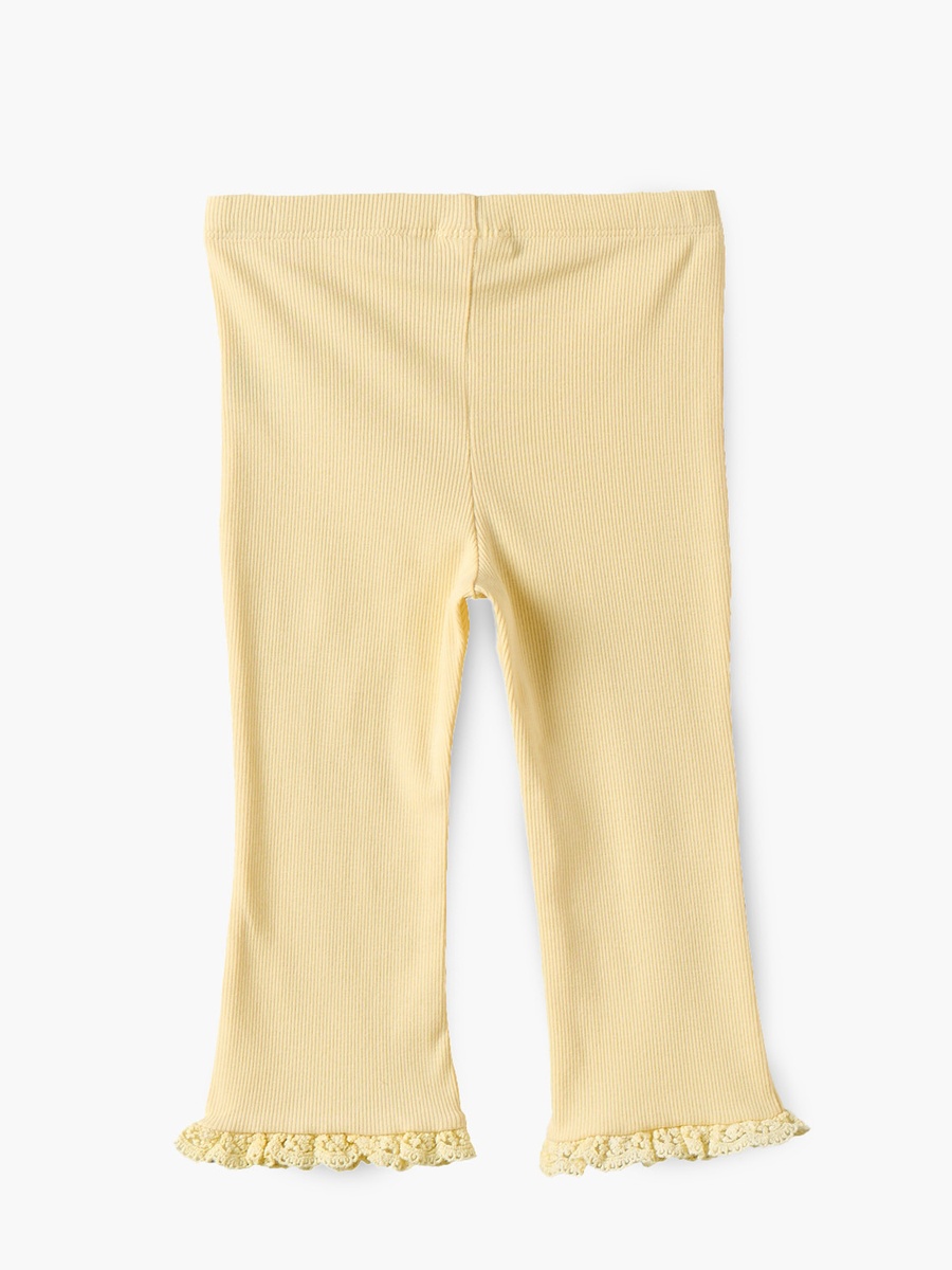 Leggings with Lace Inserts