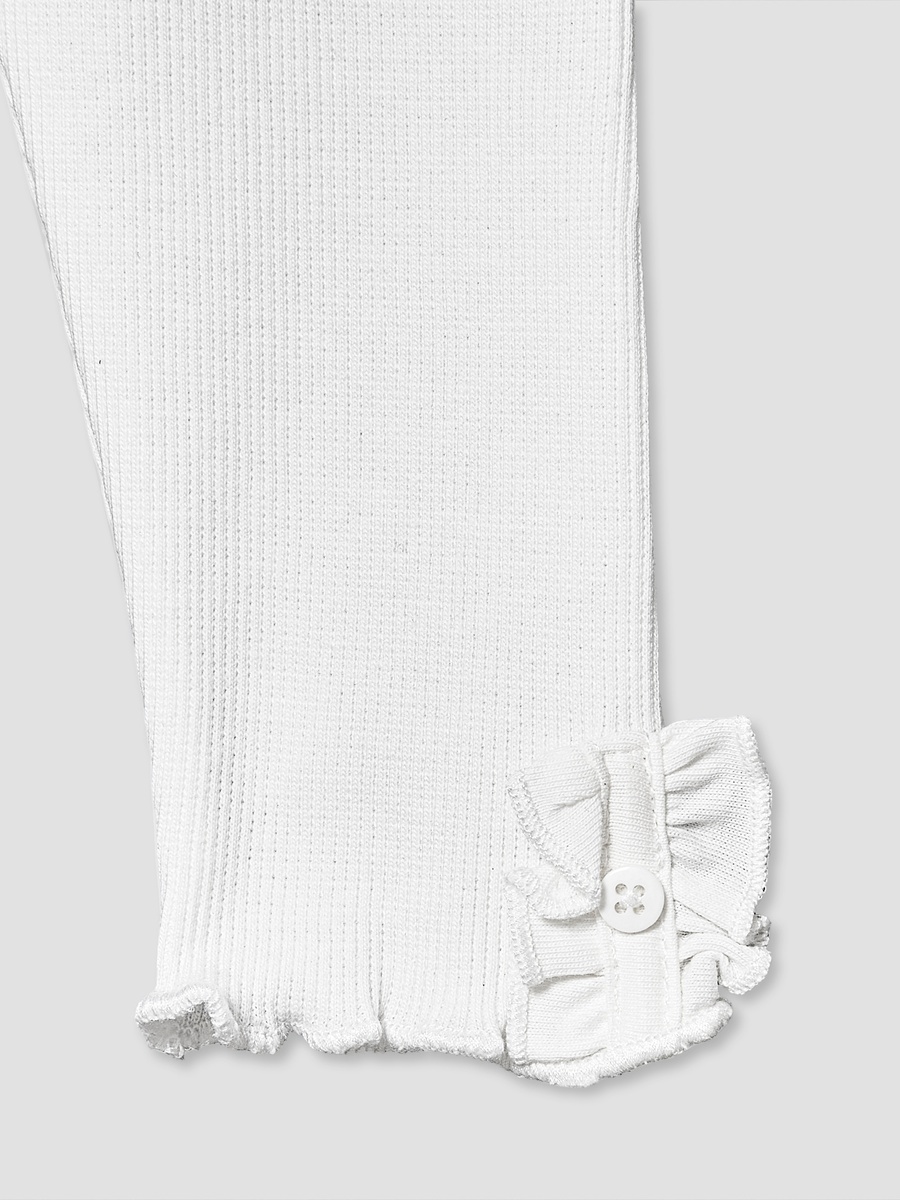Leggings with Lettuce Hem