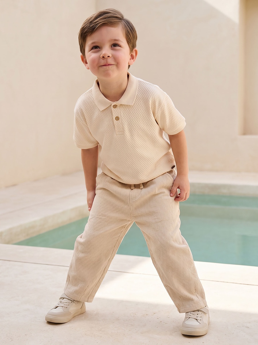 Trousers with Pockets- Drawstring Waist