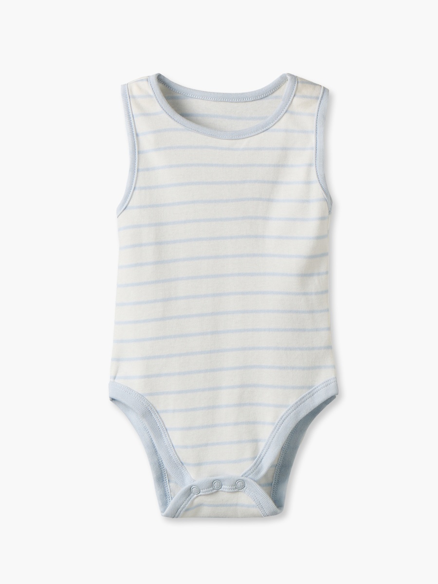 Pack of 5 Crew Neck Sleeveless Bodysuit with Assorted Print