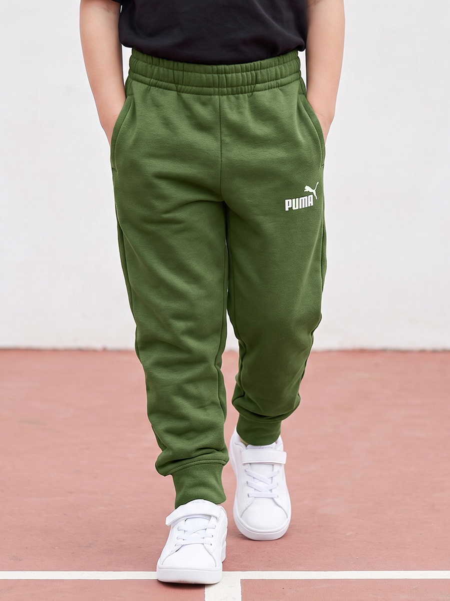 Elasticated Joggers with Logo Print