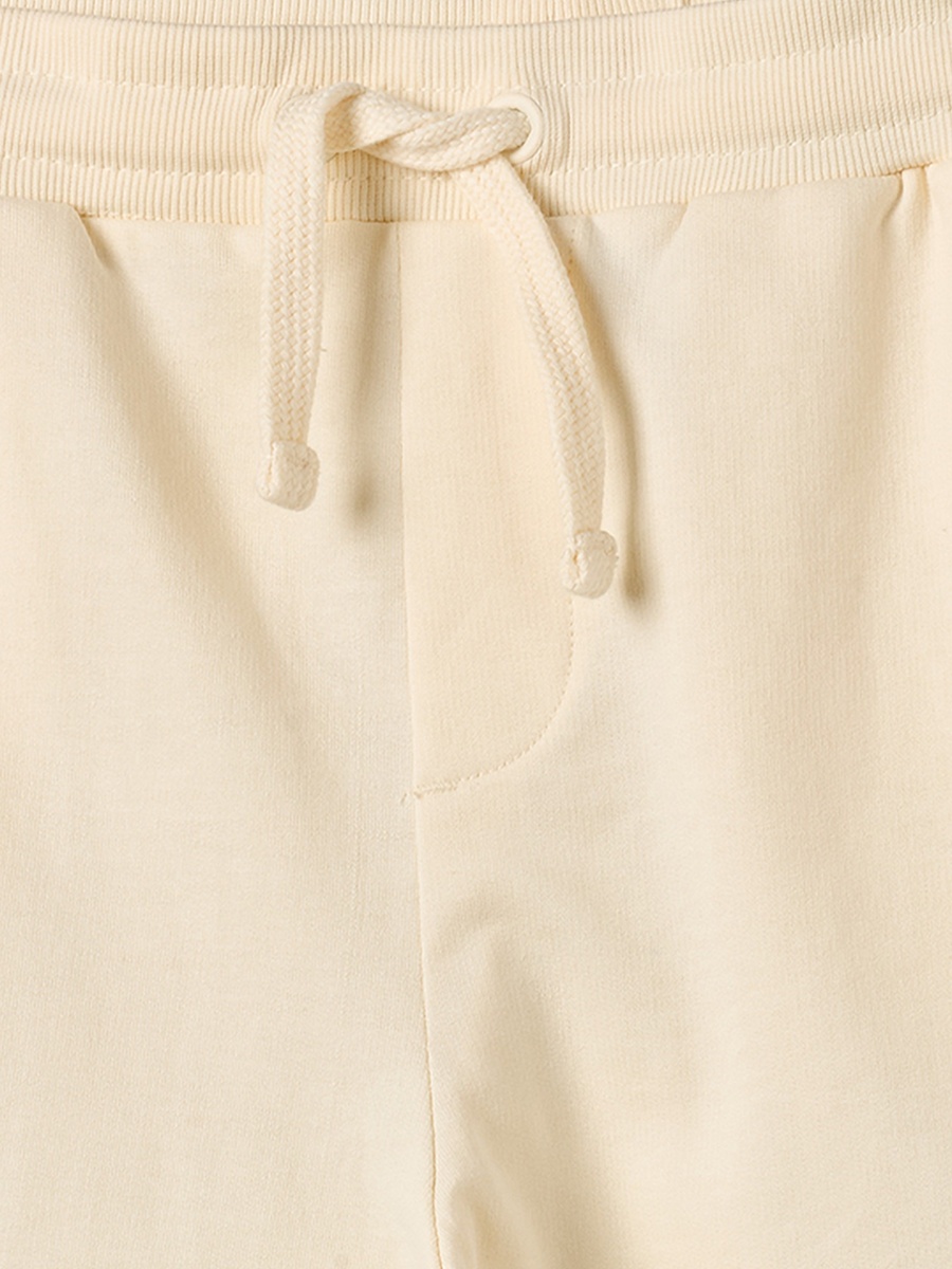 Elasticated Drawstring Waist Joggers with Text Print