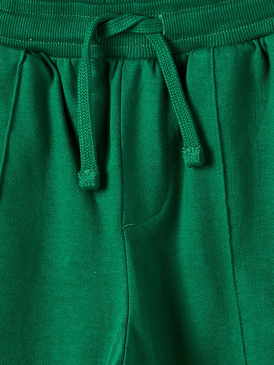 Elasticated Drawstring Waist Track Pants with Pintuck Accent