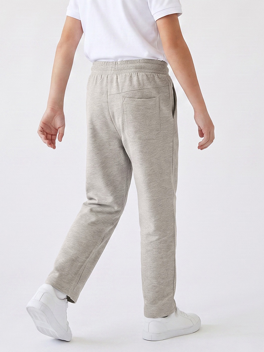 Elasticated Drawstring Waist Track Pants with Panelled Design