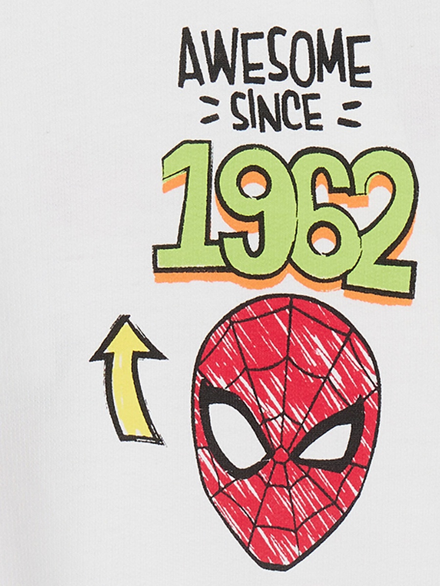 Spider-Man Print Sweatshirt with Long Sleeves