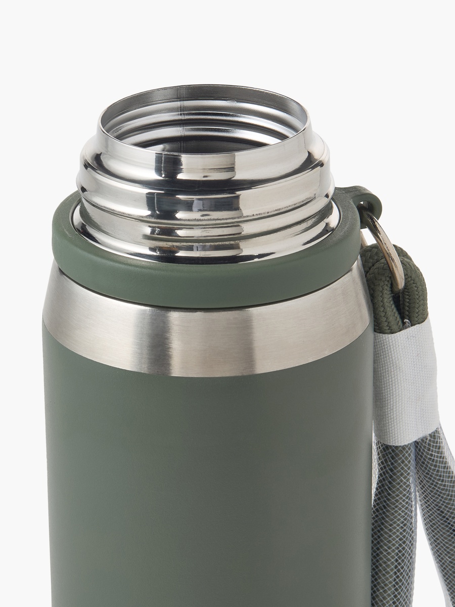 Solid Stainless Steel Thermoflask with Flip Lid - 800 ml