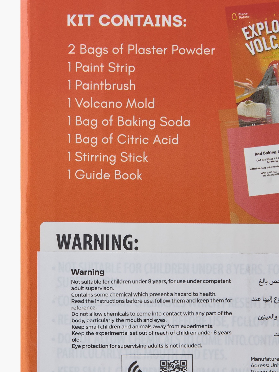 Generic Explosive Volcano Science Experiment Set