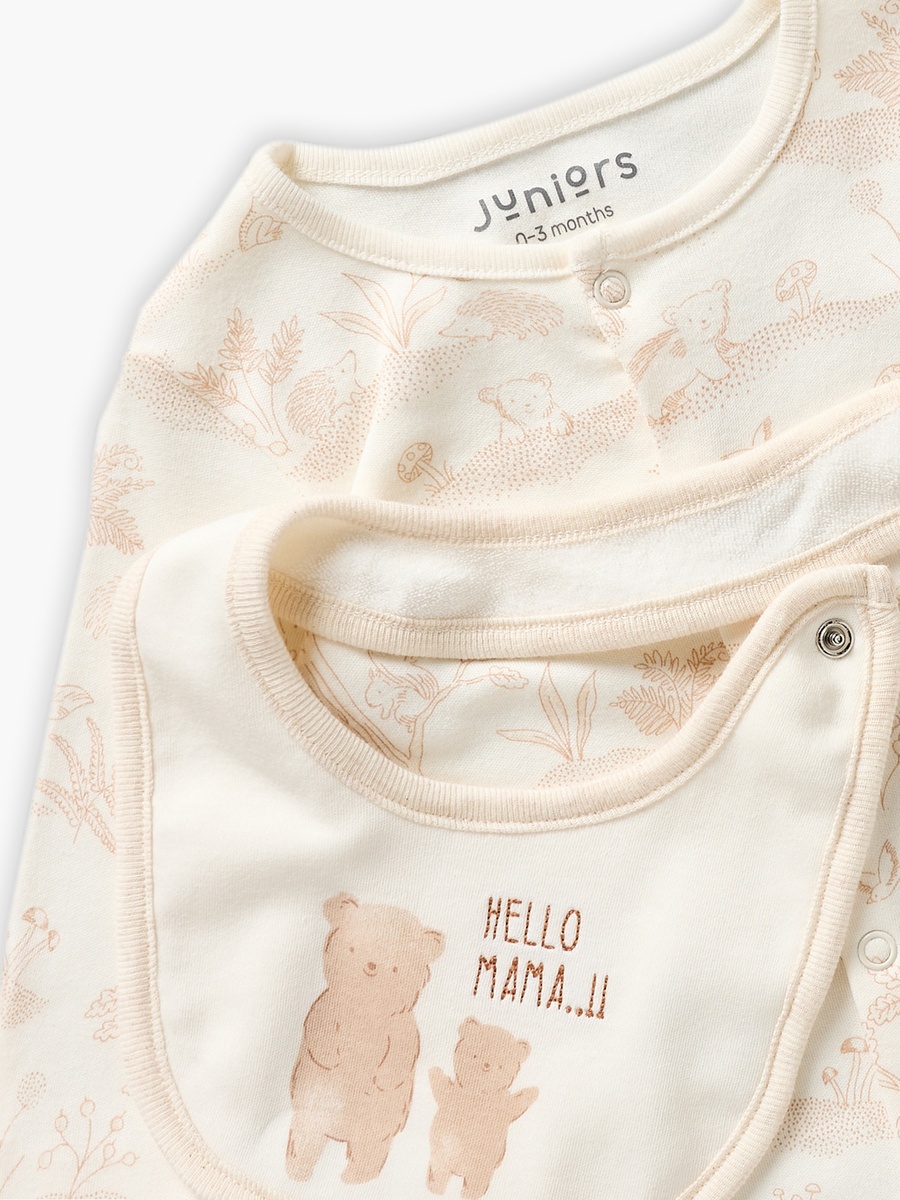 Set of 9 Clothing Gift Set with Bear Print