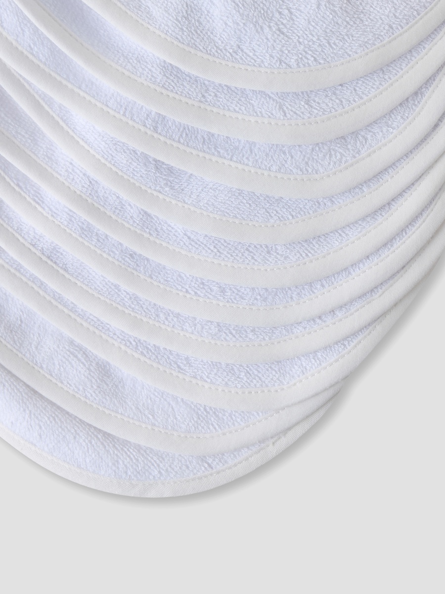 Pack of 10 Baby Bib with Snap Button Closure
