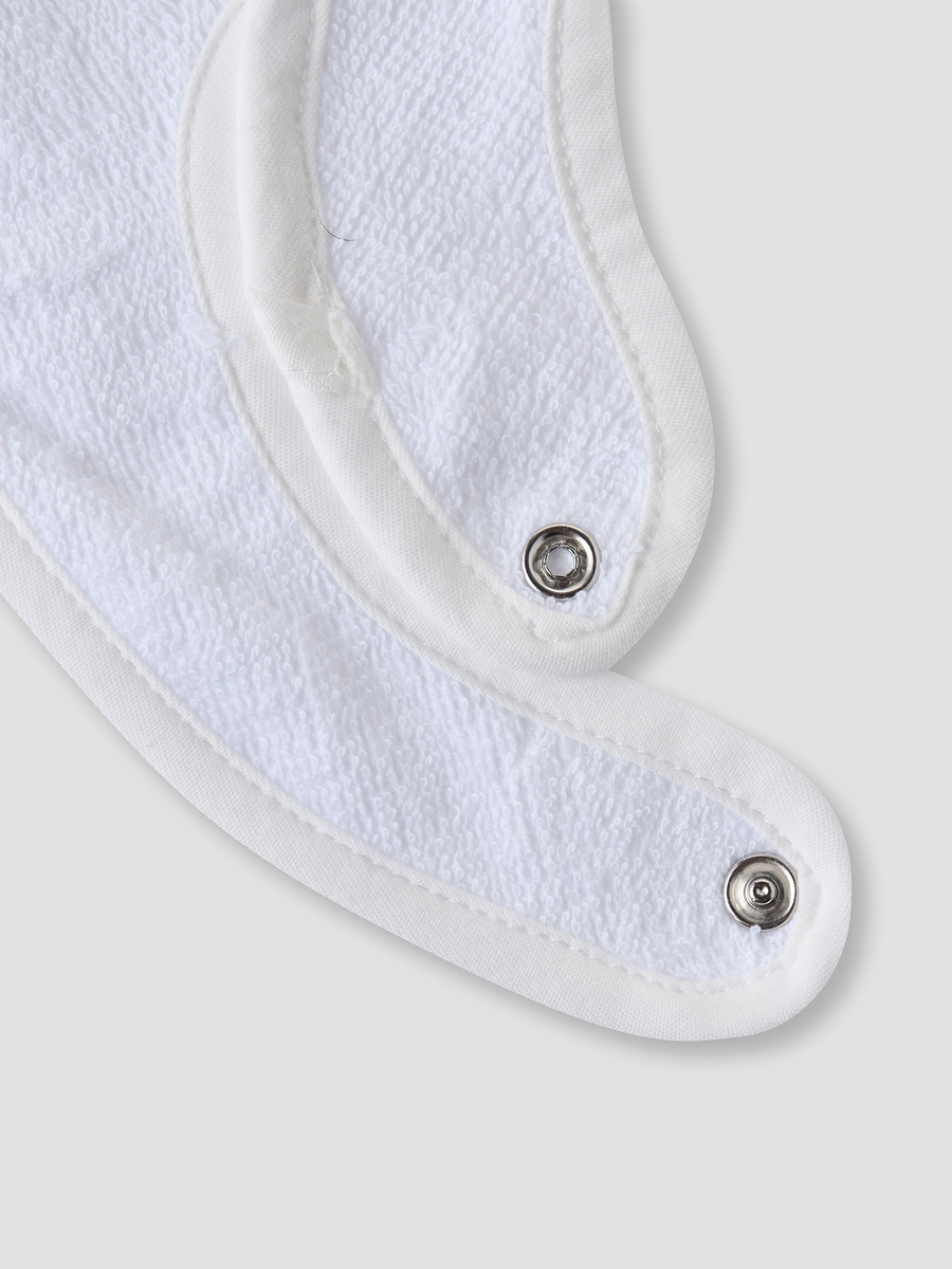 Pack of 10 Baby Bib with Snap Button Closure
