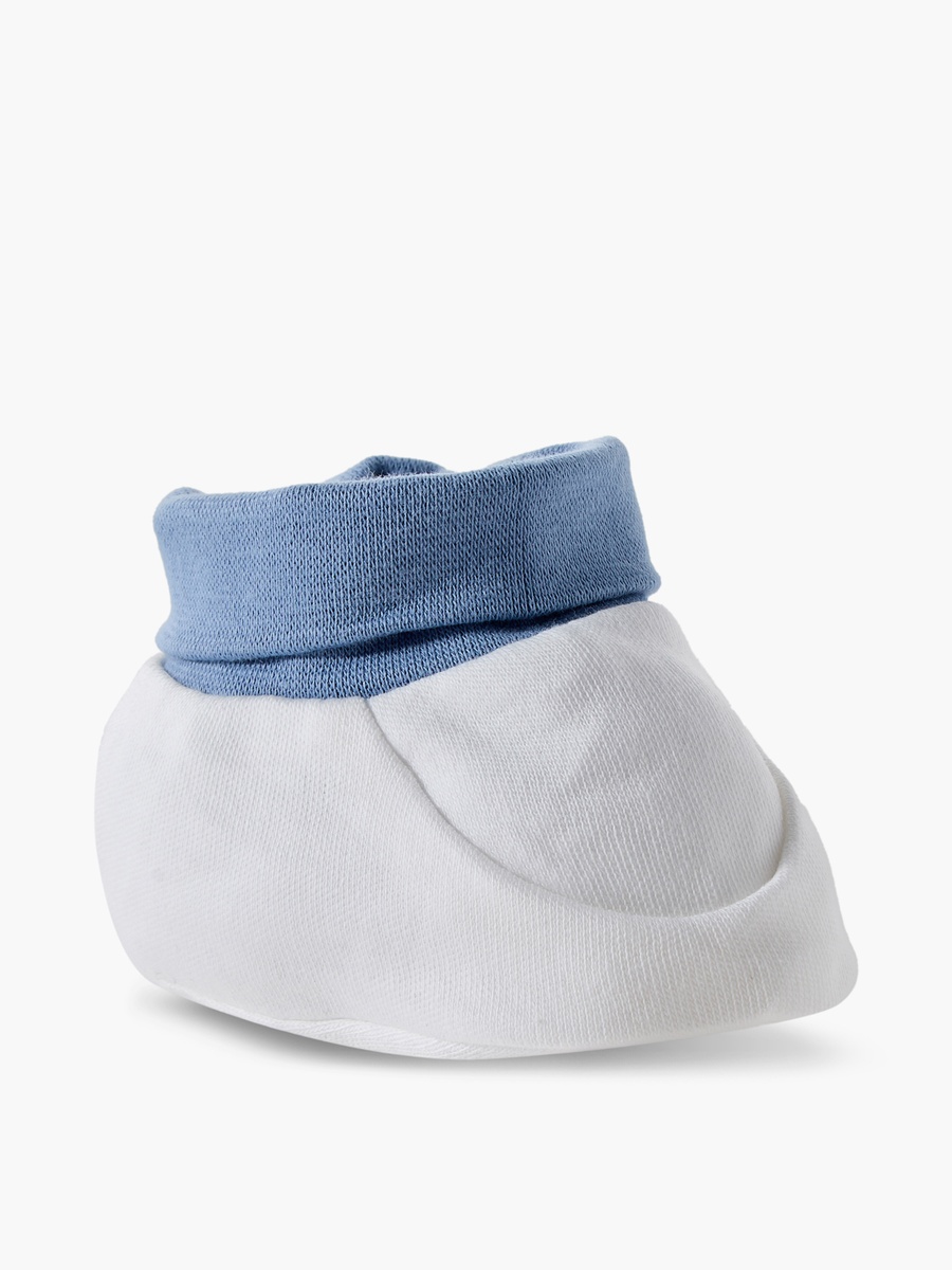 Booties with Rolled Hem