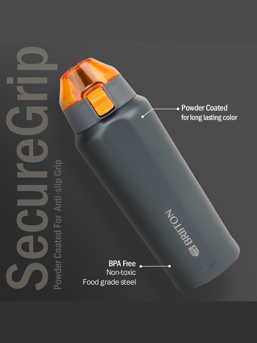 Logo Print Insulated Stainless Steel Water Bottle - 650 ml