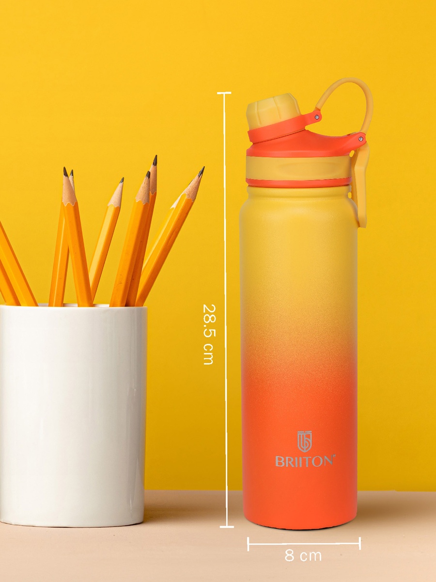 Ombre Double Wall Stainless Steel Insulated Sipper Water Bottle - 800 ml