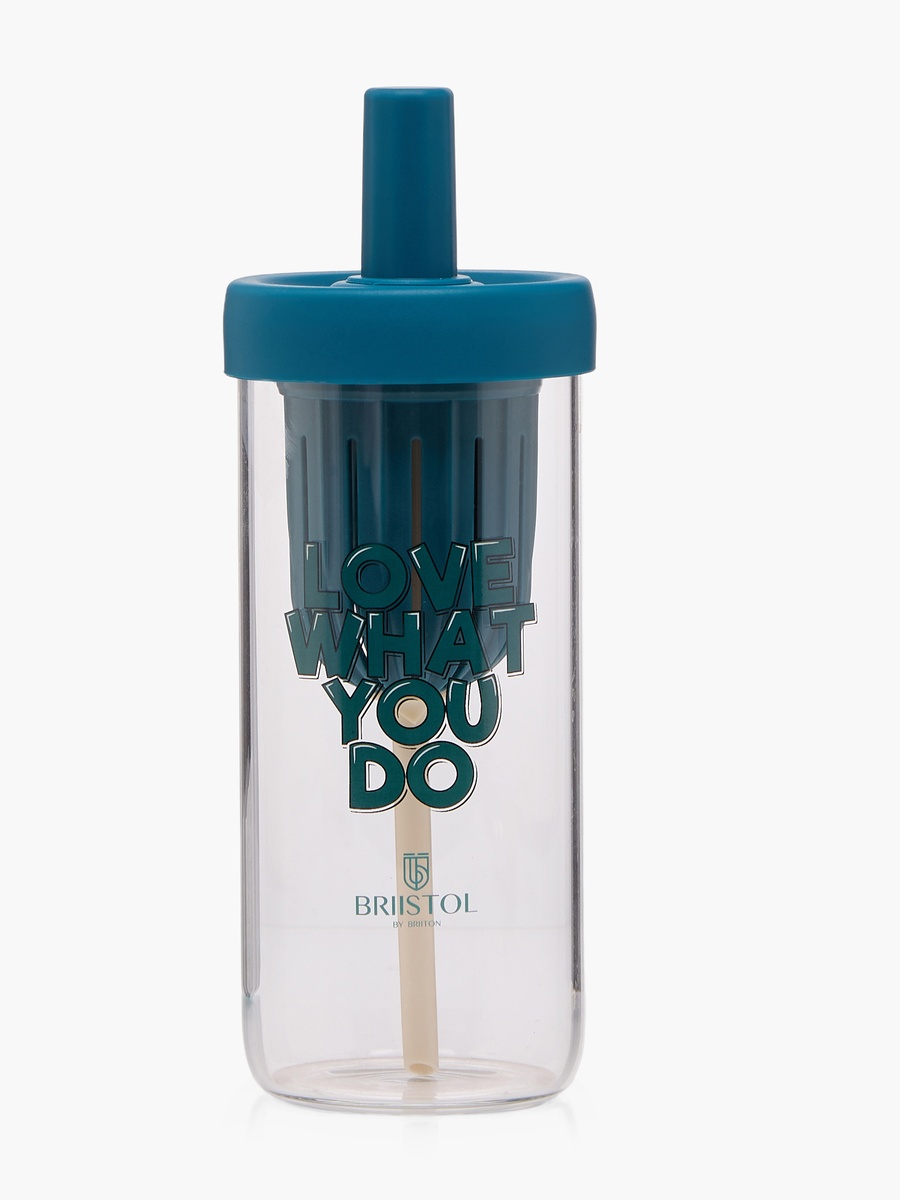 Printed Glass Water Bottle - 650 ml