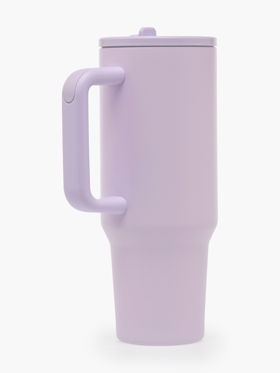 Solid Double Wall Vaccum Tumbler with Handle - 1.2 L