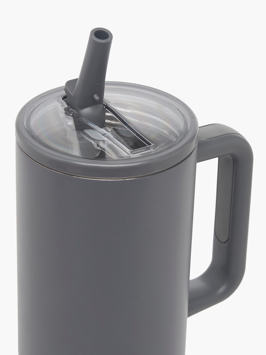 Solid Double Wall Stainless Steel Vacuum Tumbler - 1.2 L