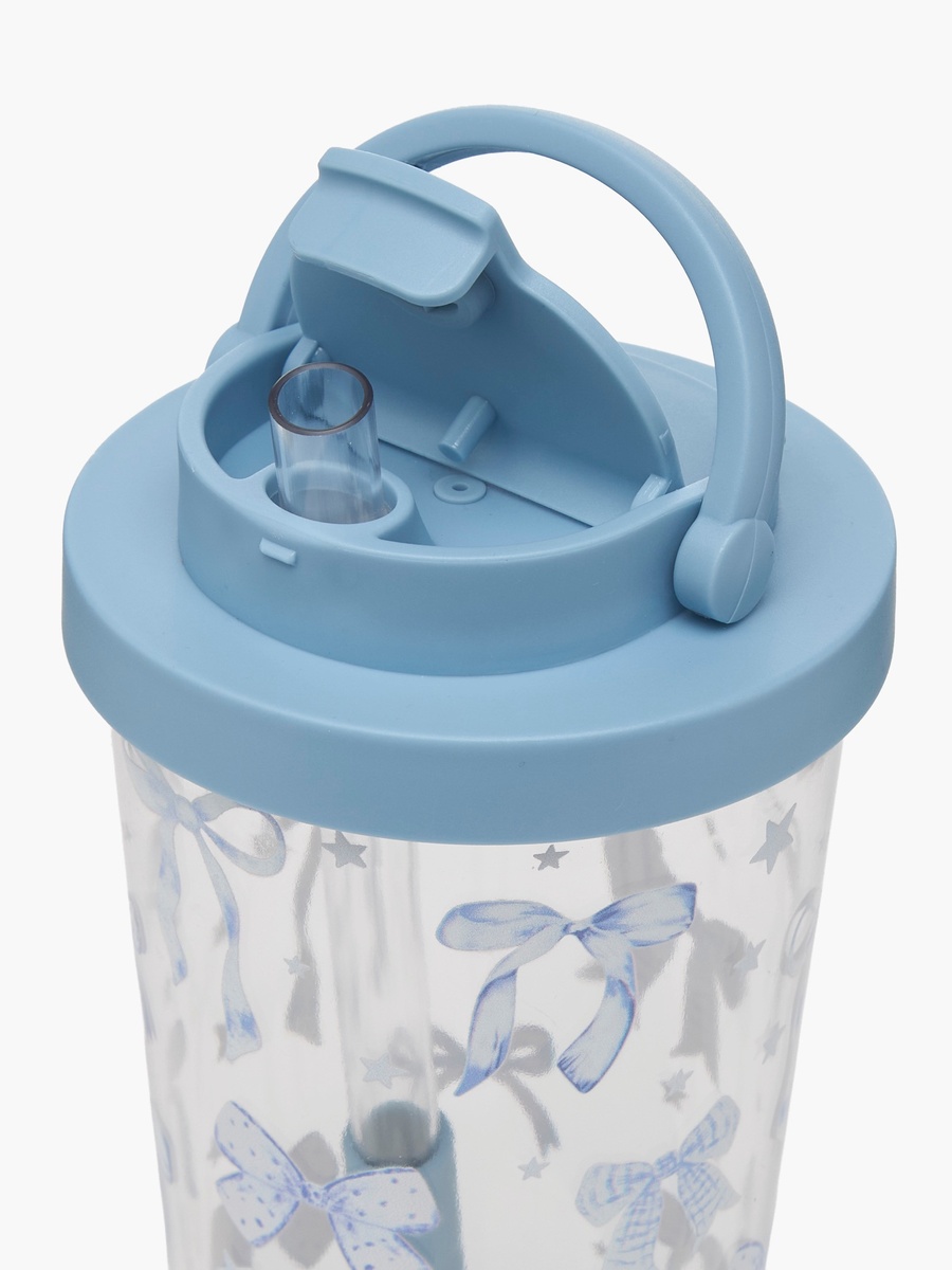 Bow Print Single Wall Tumbler with Handle - 710 ml