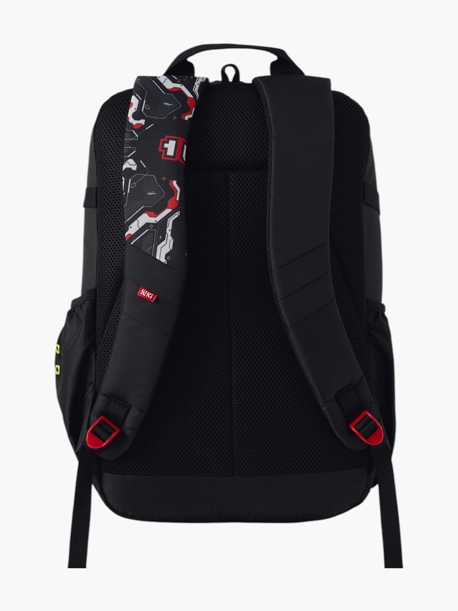Wiki Gamer Print Backpack with Padded Straps - 25x25x50 cms