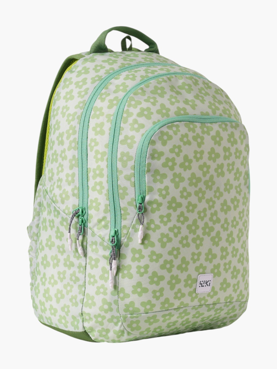 Wiki Floral Print School Backpack with Coin Pouch - 22x22x44 cm