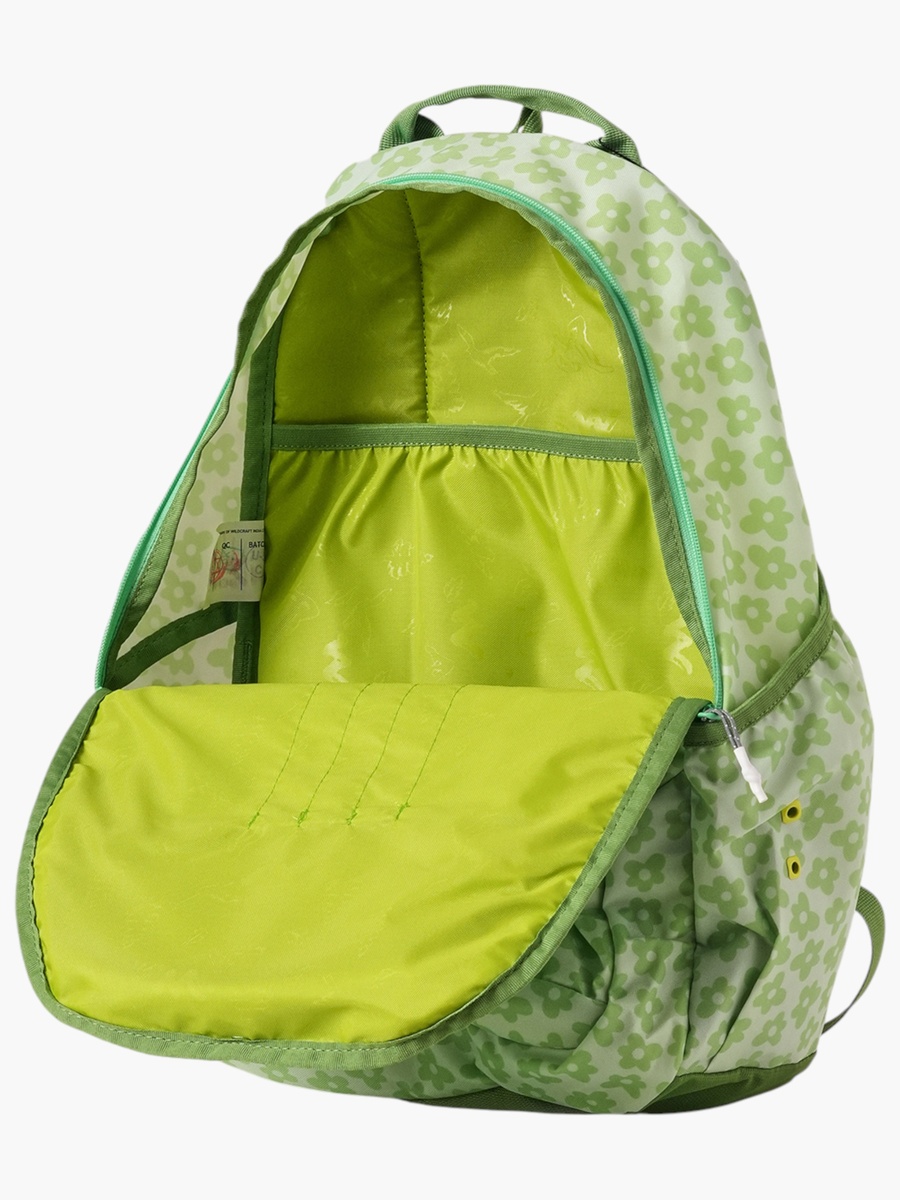 Wiki Floral Print School Backpack with Coin Pouch - 22x22x44 cm
