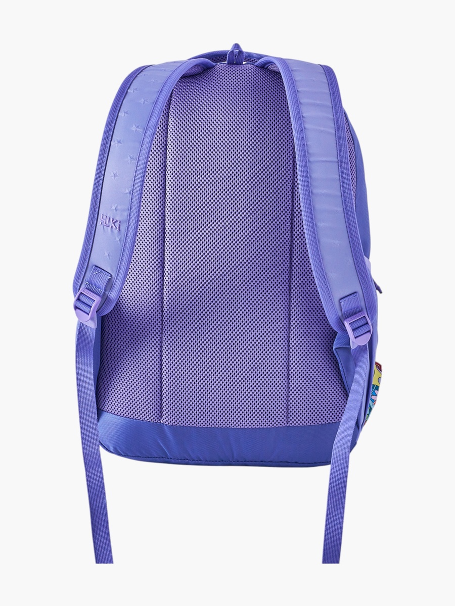 Wiki Printed School Backpack with Coin Pouch - 23x23x44 cms