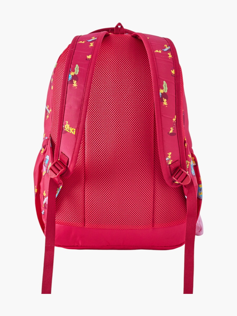 Wiki Printed School Backpack with Coin Pouch - 23x23x44 cms