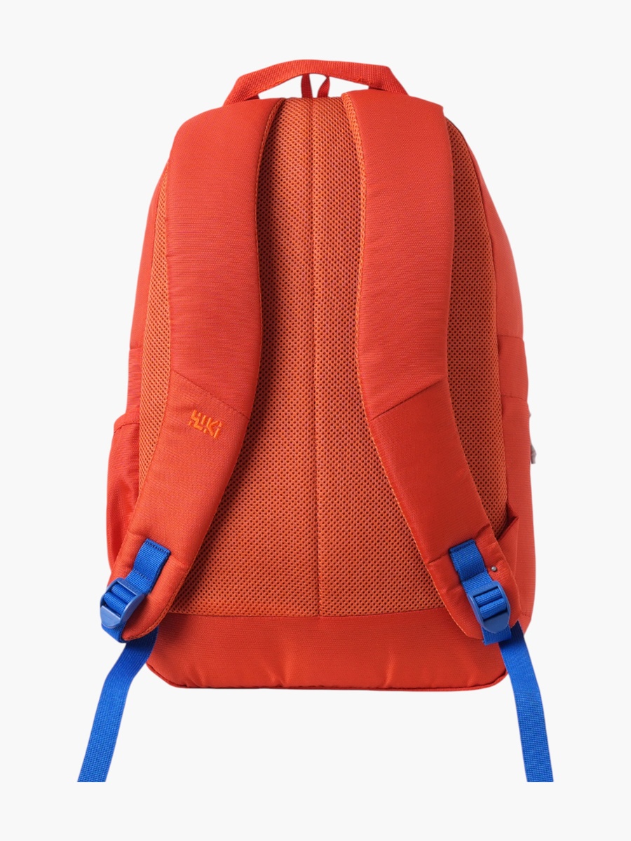 Wiki Colourblock Printed Backpack with Padded Straps - 5x11x18 cms