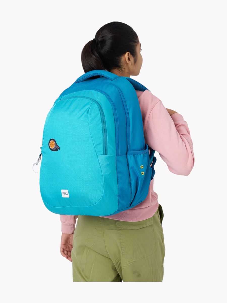 Wiki Printed School Backpack with Adjustable Shoulder Straps - 28x28x50 cms