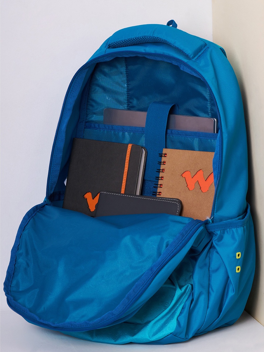 Wiki Printed School Backpack with Adjustable Shoulder Straps - 28x28x50 cms