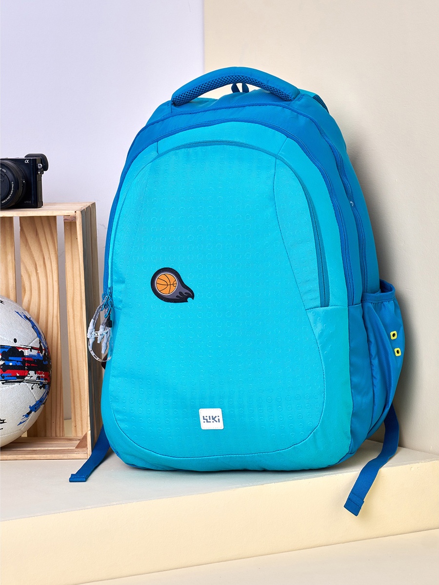 Wiki Printed School Backpack with Adjustable Shoulder Straps - 28x28x50 cms