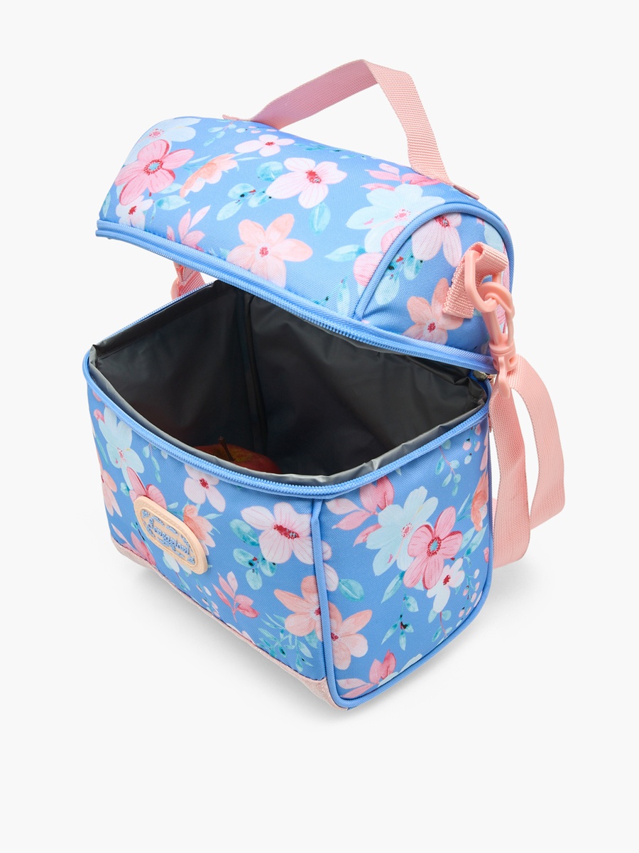Floral Print Lunch Bag with Detachable Strap