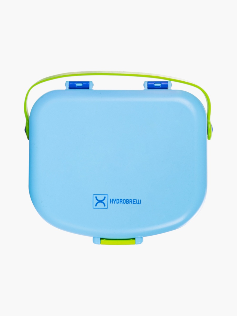 4-Compartment Bento Lunch Box with Spoon and Fork