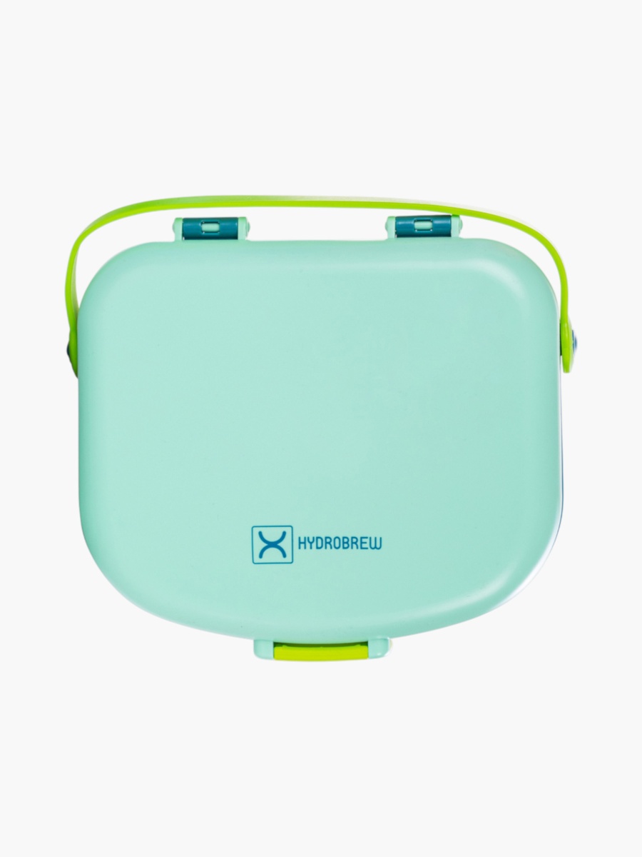 4-Compartment Bento Lunch Box with Spoon and Fork