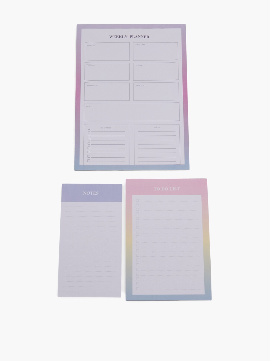 3-Piece Memo Pad Set