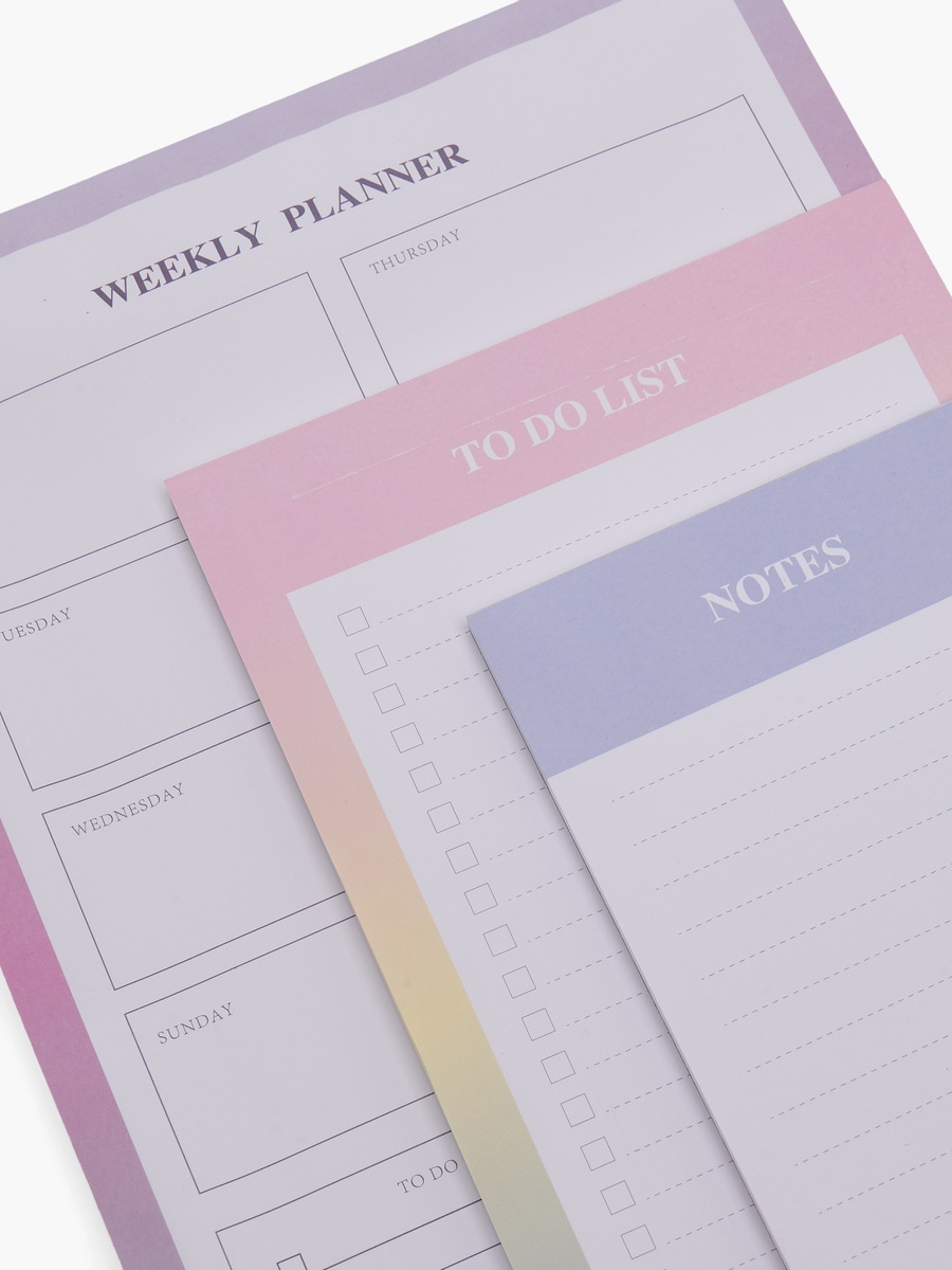 3-Piece Memo Pad Set