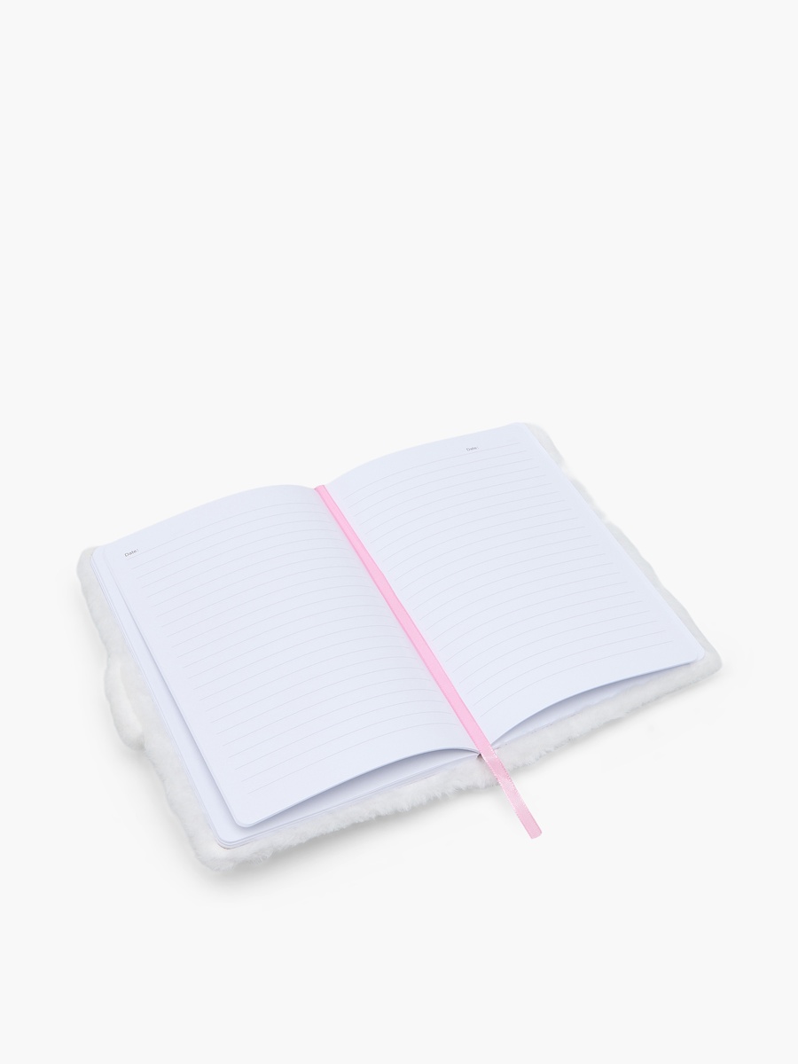 Cat Plush Cover Notebook