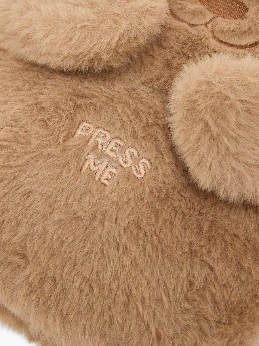 Plush Bear Cover Notebook