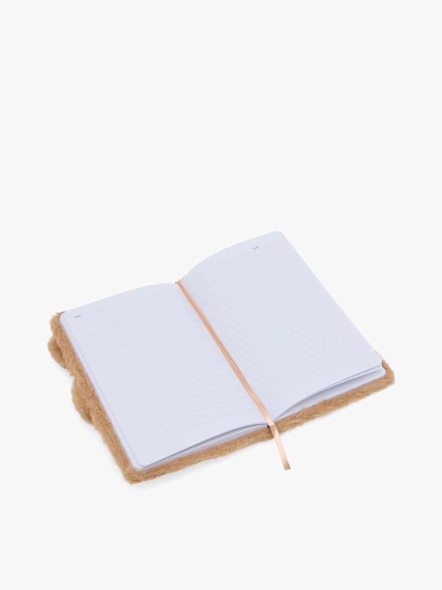 Plush Bear Cover Notebook