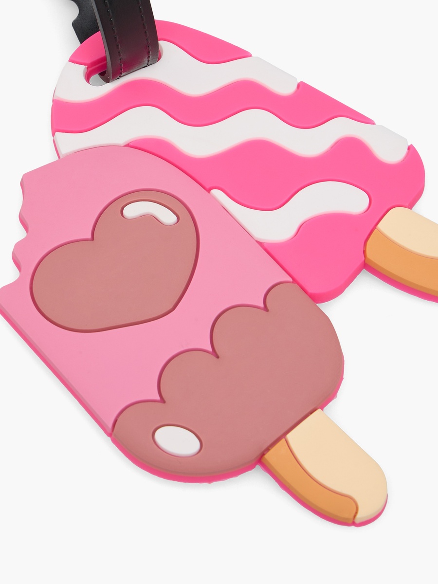 Ice Cream Luggage Tag with Adjustable Strap