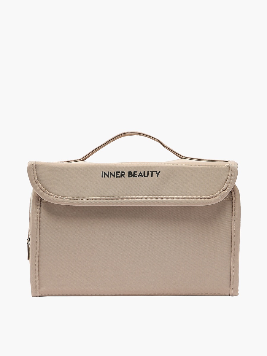 Slogan Print Hanging Toiletry Bag