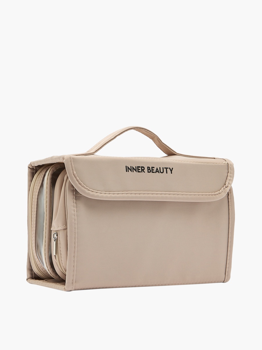 Slogan Print Hanging Toiletry Bag