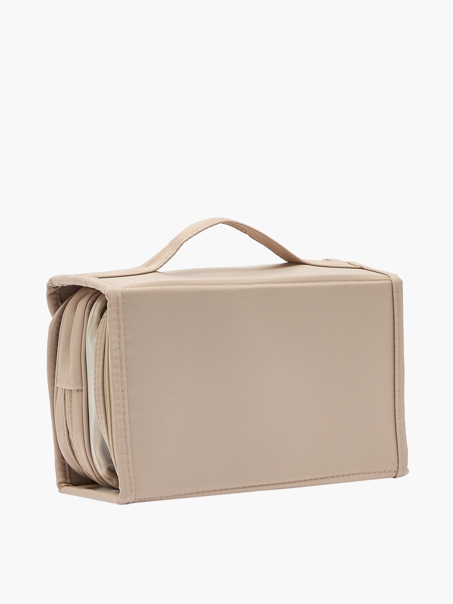 Slogan Print Hanging Toiletry Bag