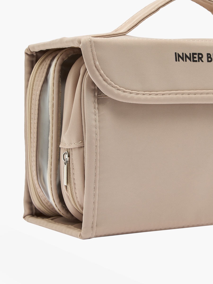 Slogan Print Hanging Toiletry Bag
