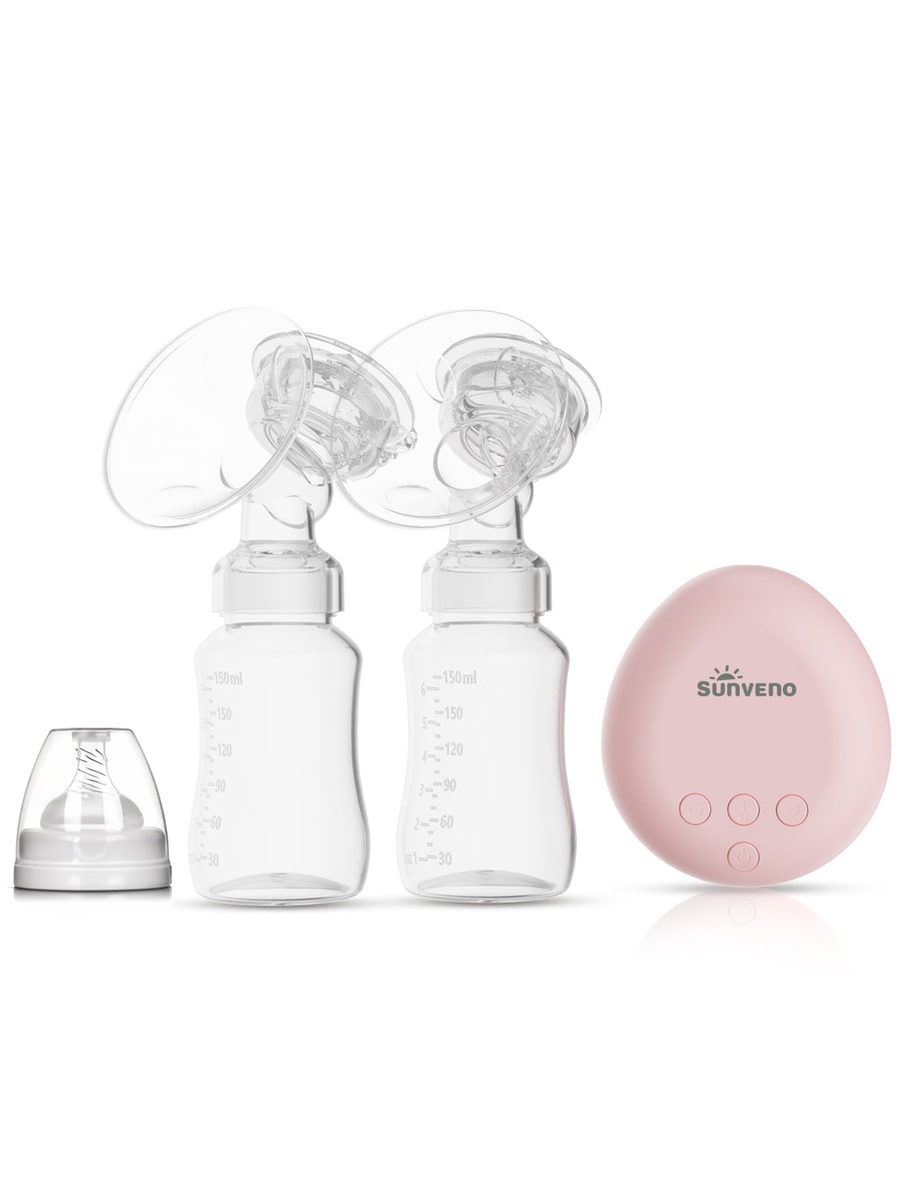 Automatic Dual Breast Pump with Controller - White
