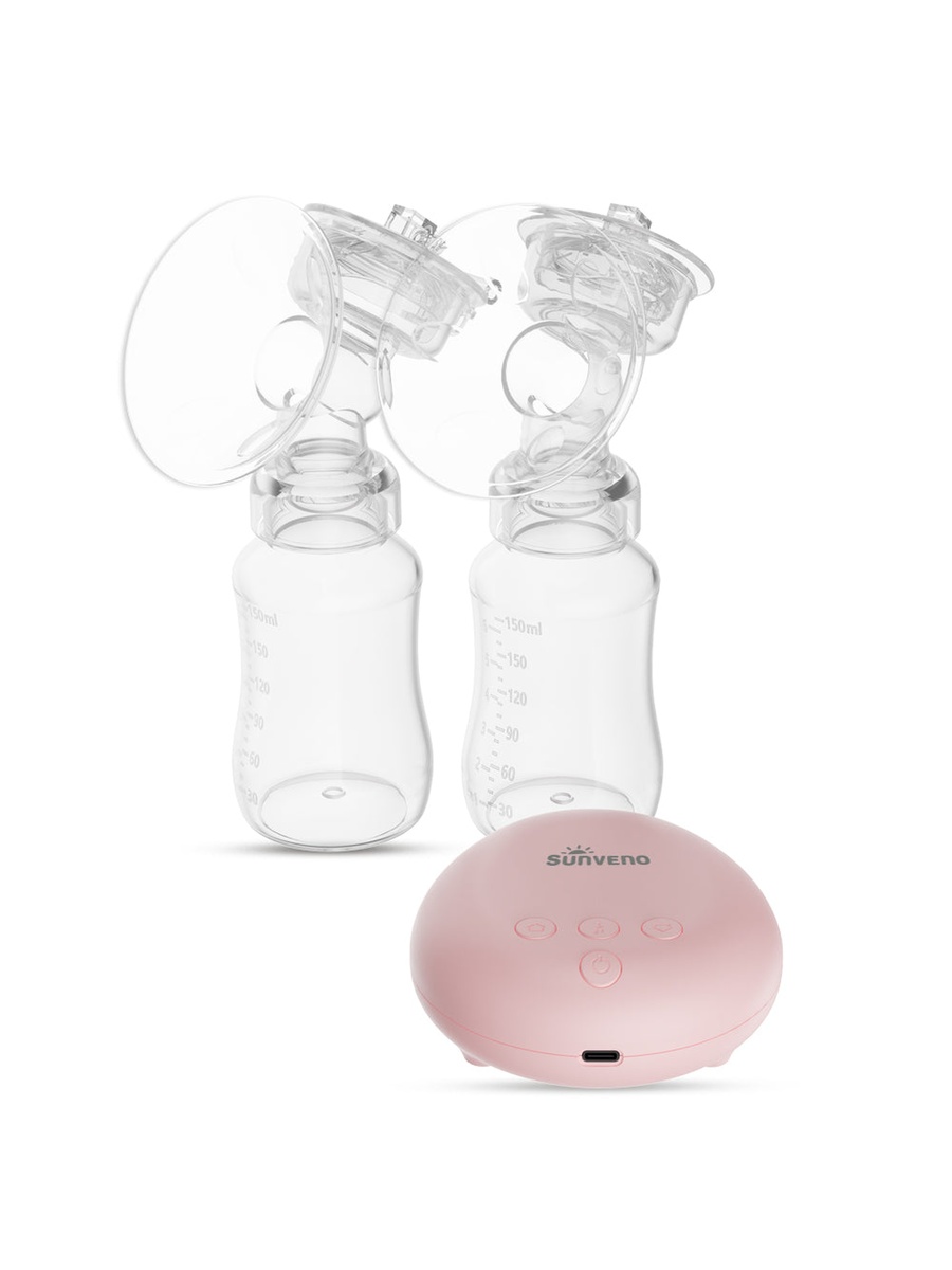 Automatic Dual Breast Pump with Controller - White